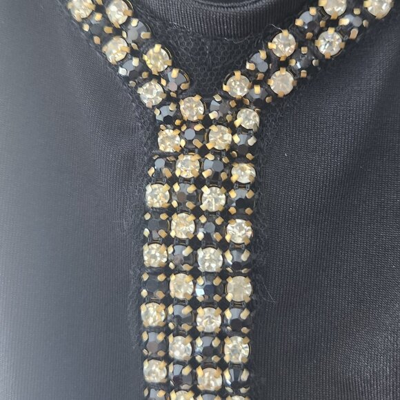 Sexy sparkly Little black dress by Dex - Sz XS - Picture 2 of 5